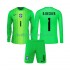 Brasilien Alisson Becker 1 Målvakt Barn Hemma Matchtröja 2026 Långärmad