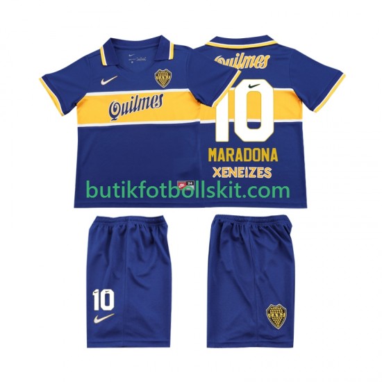 CA Boca Juniors MARADONA 10 1996 1997 Retro Barn Hemma Matchtröja Kortärmad