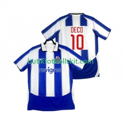 FC Porto DECO 10 2003 Retro Män Hemma Matchtröja 2004 Kortärmad