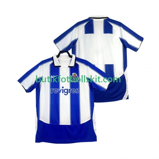 FC Porto 2003 Retro Män Hemma Matchtröja 2004 Kortärmad