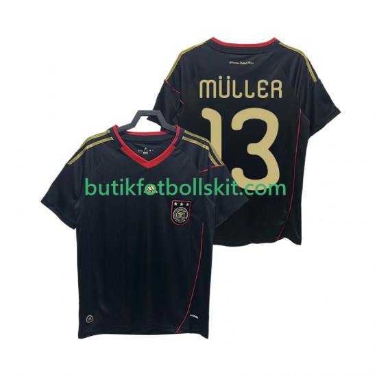 Tyskland MULLER 13 Retro Män Borta Matchtröja 2010 Kortärmad