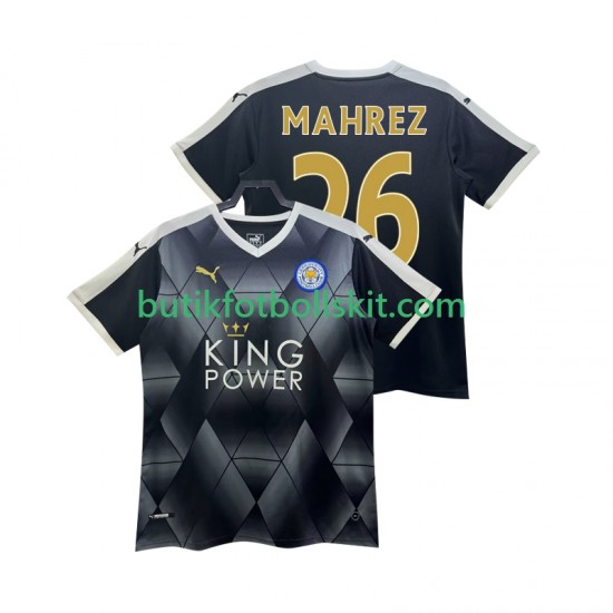 Leicester City MAHREZ 26 2014 2015 Retro Män Borta Matchtröja Kortärmad