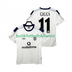 Manchester United GIGGS 11 2000 2001 Retro Män Borta Matchtröja Kortärmad