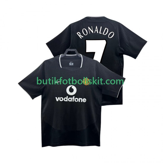Manchester United RONALDO 7 Retro Män Borta Matchtröja 2004 2002 Kortärmad