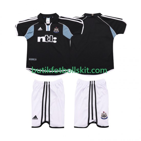 Newcastle United 2000 2001 Retro Barn Borta Matchtröja Kortärmad