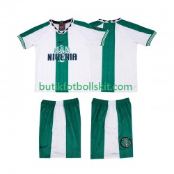 Nigeria 1996 Retro Barn Borta Matchtröja Kortärmad