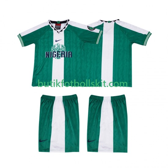 Nigeria 1996 Retro Barn Hemma Matchtröja Kortärmad