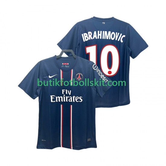 Paris Saint-Germain Ibrahimović 10 2012 2013 Retro Män Hemma Matchtröja Kortärmad