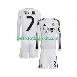 Real Madrid Vinicius Junior 7 Barn Hemma Matchtröja 2025/26 Långärmad