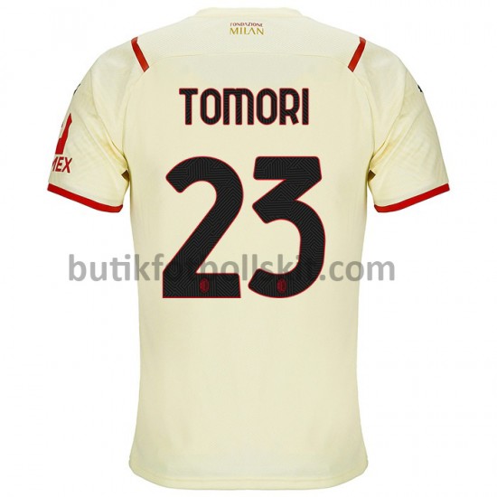 AC Milan Fikayo Tomori 23 Borta Matchtröja 2021/22 Kortärmad
