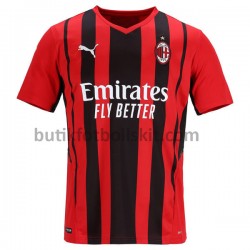 AC Milan Hemma Matchtröja 2021/22 Kortärmad