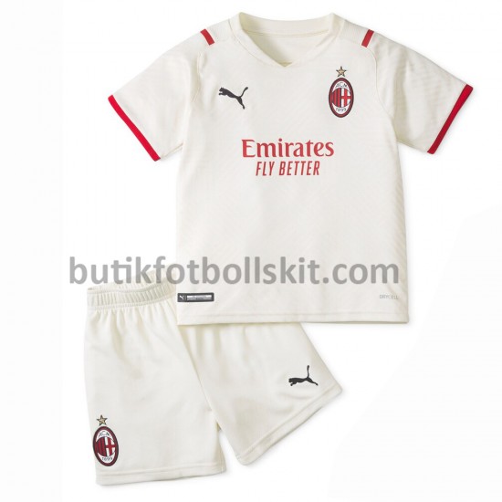 AC Milan Barn Borta Matchtröja 2021/22 Kortärmad