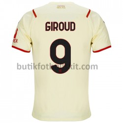 AC Milan Olivier Giroud 9 Borta Matchtröja 2021/22 Kortärmad