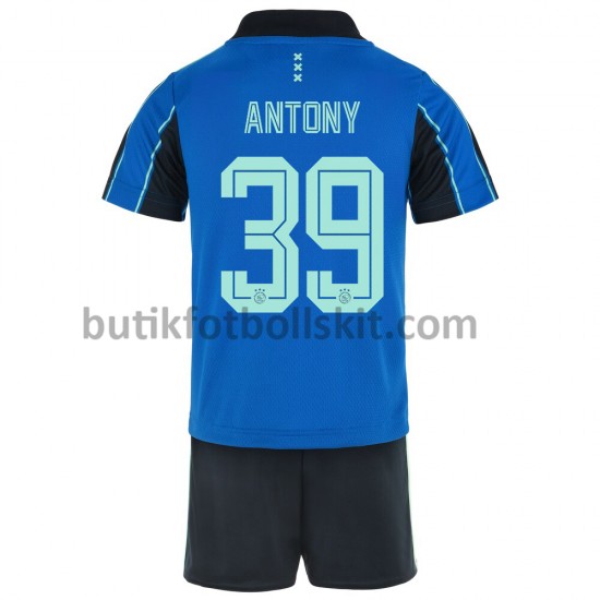 AFC Ajax Antony 39 Barn Borta Matchtröja 2021/22 Kortärmad