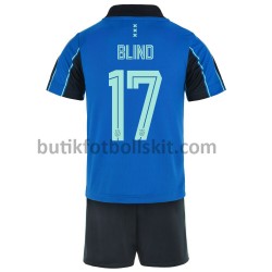 AFC Ajax Daley Blind 17 Barn Borta Matchtröja 2021/22 Kortärmad