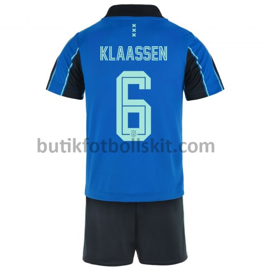 AFC Ajax Davy Klaassen 6 Barn Borta Matchtröja 2021/22 Kortärmad