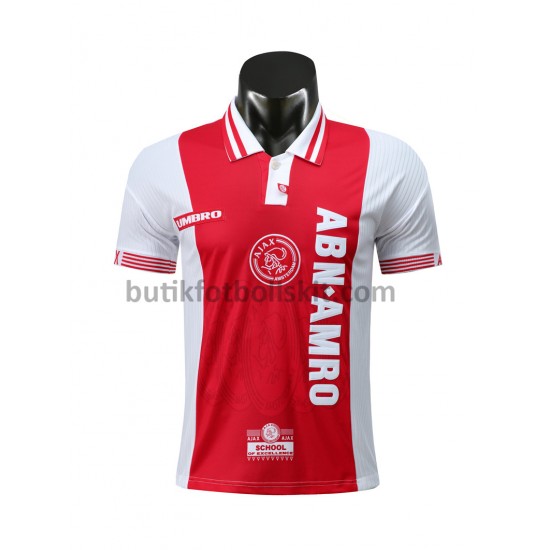 AFC Ajax Retro Hemma Matchtröja 1997-1998 Kortärmad