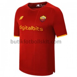 AS Roma Hemma Matchtröja 2021/22 Kortärmad
