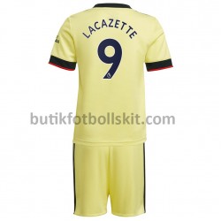 Arsenal Alexandre Lacazette 9 Barn Borta Matchtröja 2021/22 Kortärmad