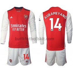Arsenal Aubameyang 14 Barn Hemma Matchtröja 2021/22 Långärmad