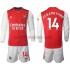 Arsenal Aubameyang 14 Barn Hemma Matchtröja 2021/22 Långärmad