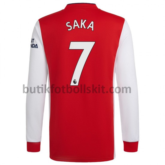 Arsenal Bukayo Saka 7 Hemma Matchtröja 2021/22 Långärmad