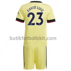 Arsenal David Luiz 23 Barn Borta Matchtröja 2021/22 Kortärmad