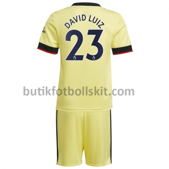 Arsenal David Luiz 23 Barn Borta Matchtröja 2021/22 Kortärmad