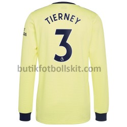 Arsenal Kieran Tierney 3 Borta Matchtröja 2021/22 Långärmad