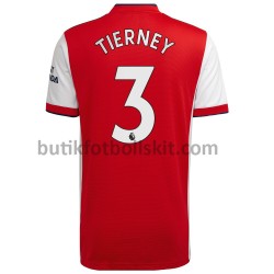 Arsenal Kieran Tierney 3 Hemma Matchtröja 2021/22 Kortärmad