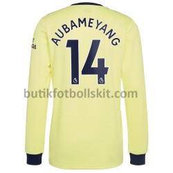 Arsenal Pierre-Emerick Aubameyang 14 Borta Matchtröja 2021/22 Långärmad