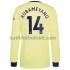 Arsenal Pierre-Emerick Aubameyang 14 Borta Matchtröja 2021/22 Långärmad