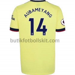 Arsenal Pierre-Emerick Aubameyang 14 Borta Matchtröja 2021/22 Kortärmad