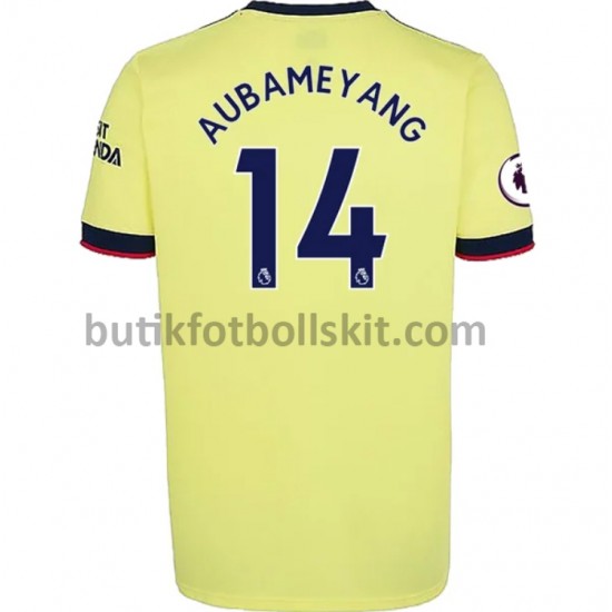 Arsenal Pierre-Emerick Aubameyang 14 Borta Matchtröja 2021/22 Kortärmad