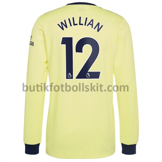 Arsenal Willian 12 Borta Matchtröja 2021/22 Långärmad