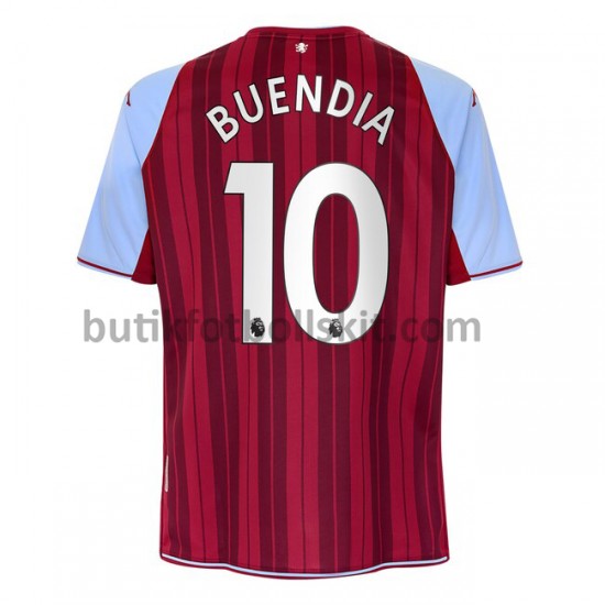 Aston Villa Emiliano Buendia 10 Hemma Matchtröja 2021/22 Kortärmad