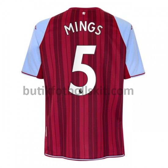Aston Villa Tyrone Mings 5 Hemma Matchtröja 2021/22 Kortärmad