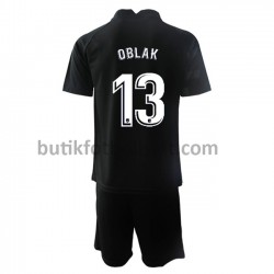 Atlético Madrid Målvakt Jan Oblak 13 Barn Borta Matchtröja 2021/22 Kortärmad