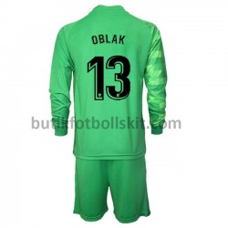 Atlético Madrid Målvakt Jan Oblak 13 Barn Tredje Matchtröja 2021/22 Långärmad
