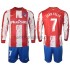 Atlético Madrid João Félix 7 Barn Hemma Matchtröja 2021/22 Långärmad