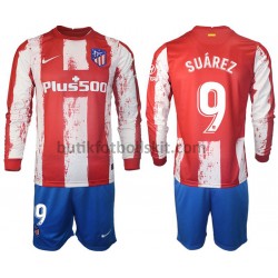 Atlético Madrid Luis Suárez 9 Barn Hemma Matchtröja 2021/22 Långärmad