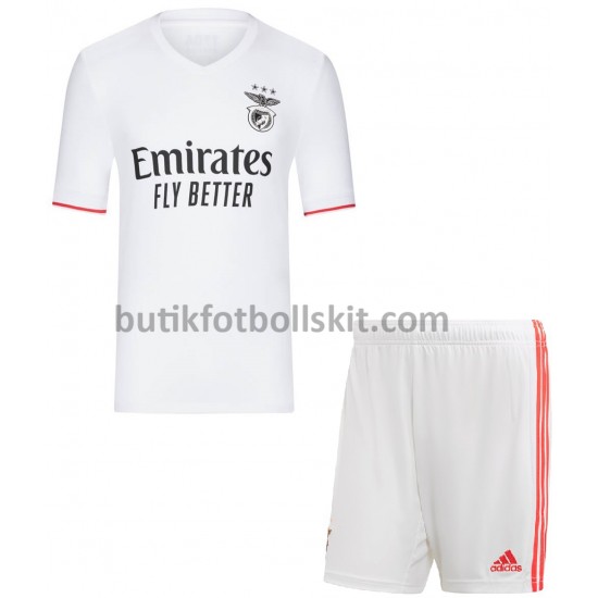 Benfica Barn Borta Matchtröja 2021/22 Kortärmad
