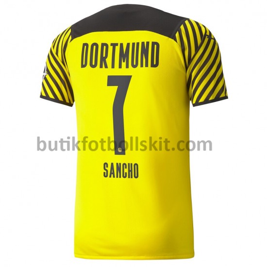 Borussia Dortmund Jadon Sancho 7 Hemma Matchtröja 2021/22 Kortärmad