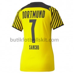 Borussia Dortmund Jadon Sancho 7 Dam Hemma Matchtröja 2021/22 Kortärmad