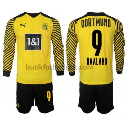 Borussia Dortmund Haaland 9 Barn Hemma Matchtröja 2021/22 Långärmad