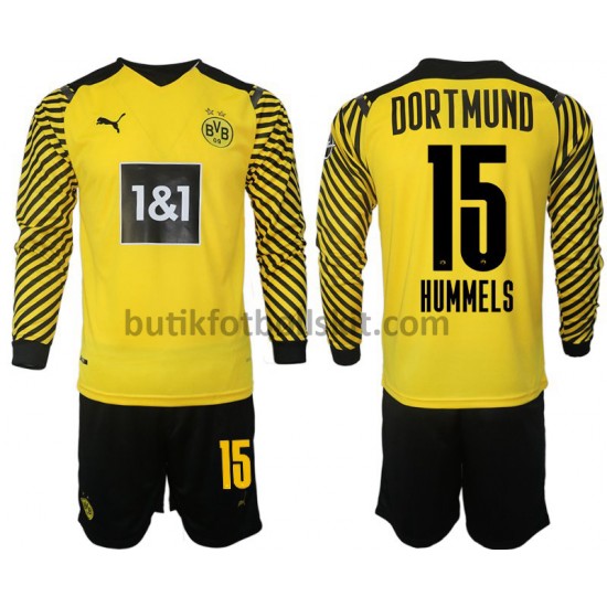 Borussia Dortmund Hummels 15 Barn Hemma Matchtröja 2021/22 Långärmad