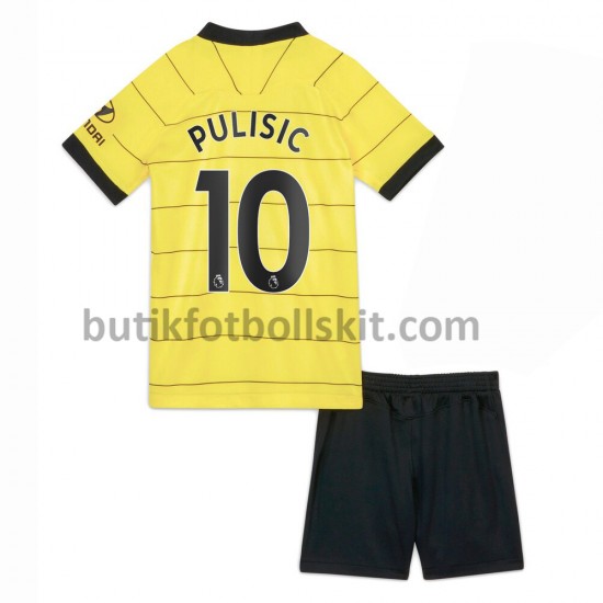Chelsea Christian Pulisic 10 Barn Borta Matchtröja 2021/22 Kortärmad