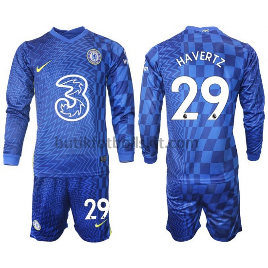Chelsea Havertz 29 Barn Hemma Matchtröja 2021/22 Långärmad