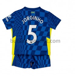 Chelsea Jorginho 5 Barn Hemma Matchtröja 2021/22 Kortärmad