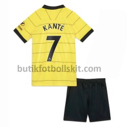 Chelsea Kante 7 Barn Borta Matchtröja 2021/22 Kortärmad